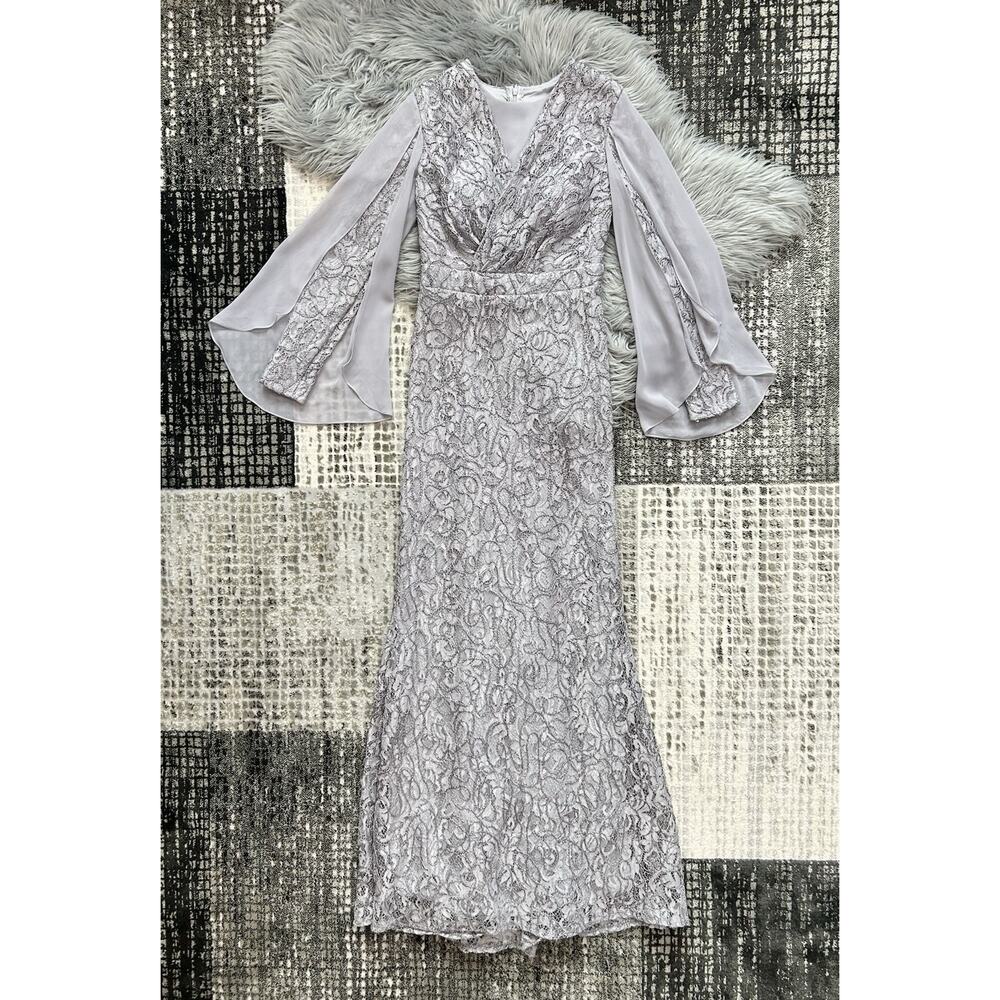 Fordonna Women's Grey MOTFB-PROM-EVENING Gown Size 1** See Measurements